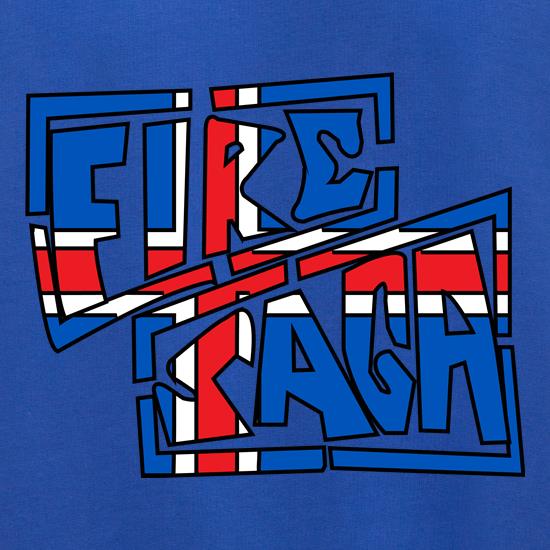 Iceland Fire Saga t shirt